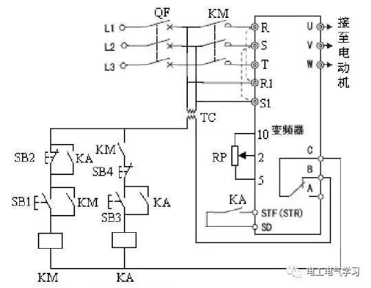 東莞plc編程培訓，學好變頻器，先從主電路與控制線路的接線開始，大朗智通培訓學校，電工培訓