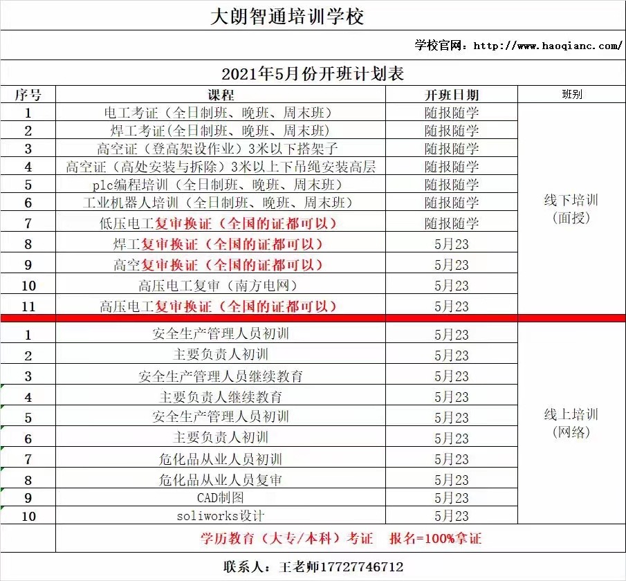 電工上門培訓焊工上門培訓